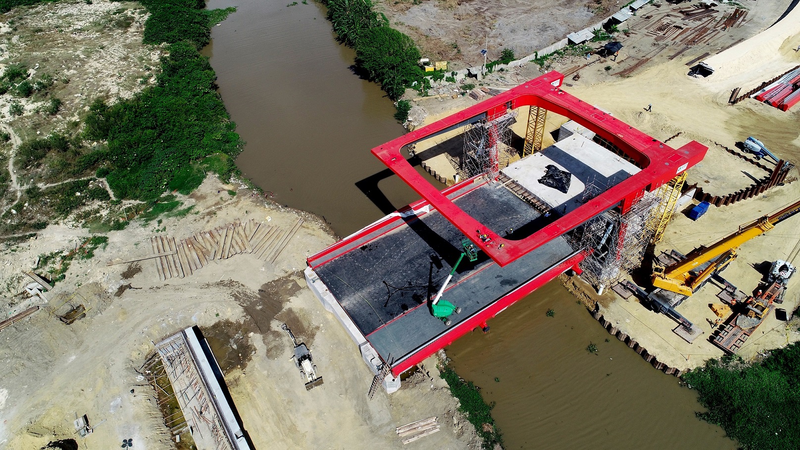 Ya tenemos lista la estructura del primer puente batiente de Colombia”: alcalde Char – Alcaldía de Barranquilla