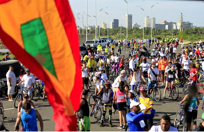 Ciclista ejemplar Barranquilla